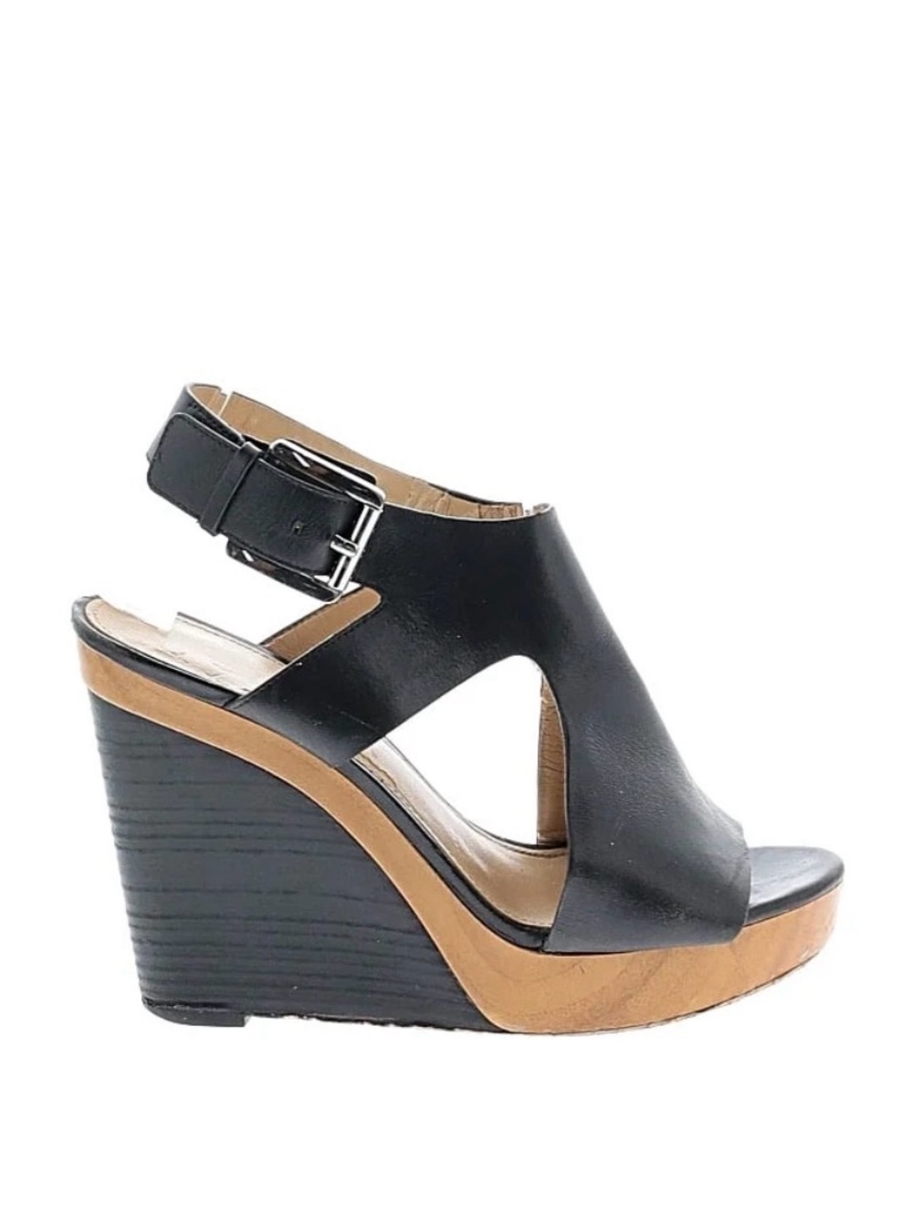 Michaels Kors Josephine Wedge Sandal with Buckle Strap